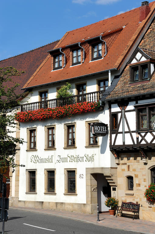 Weinkastell Zum Weissen Ross Hotel Kallstadt Luaran gambar